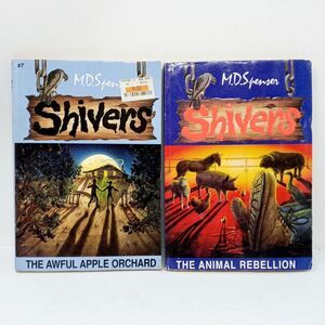 Shivers by MD Spencer Book Lot Animal Rebellion #7 & Awful Apple Orchard #4